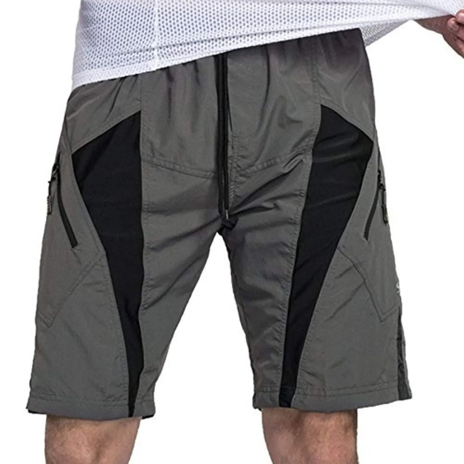 Santic Men's Cycling Shorts Loose-Fit 4D Padded Bike Bicycle MTB Mountain Bike Shorts