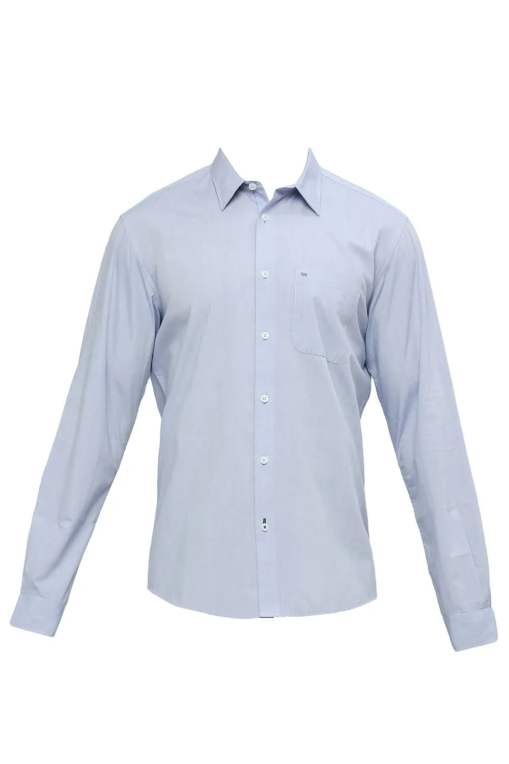 Slim Fit Cotton Polyester Viscose Shirt