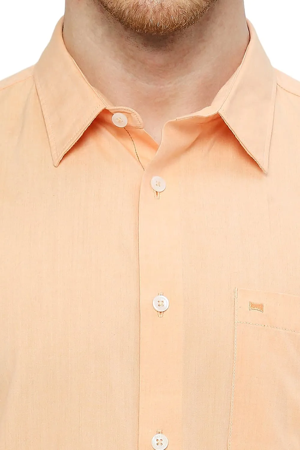 Slim Fit Cotton Polyester Viscose Shirt