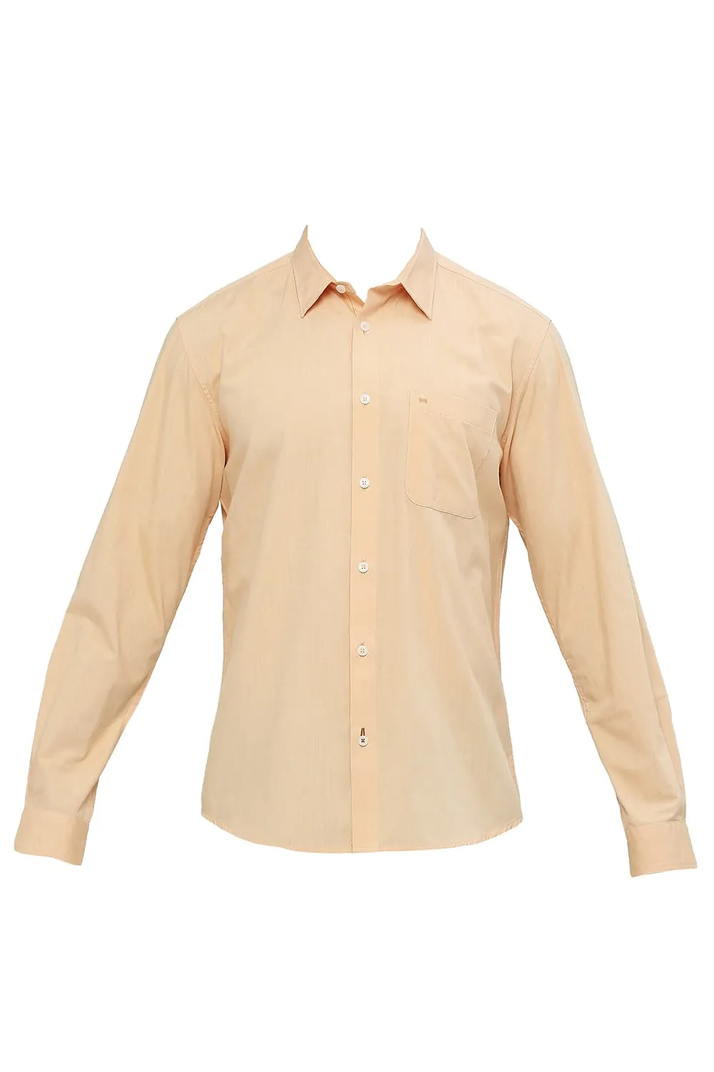 Slim Fit Cotton Polyester Viscose Shirt