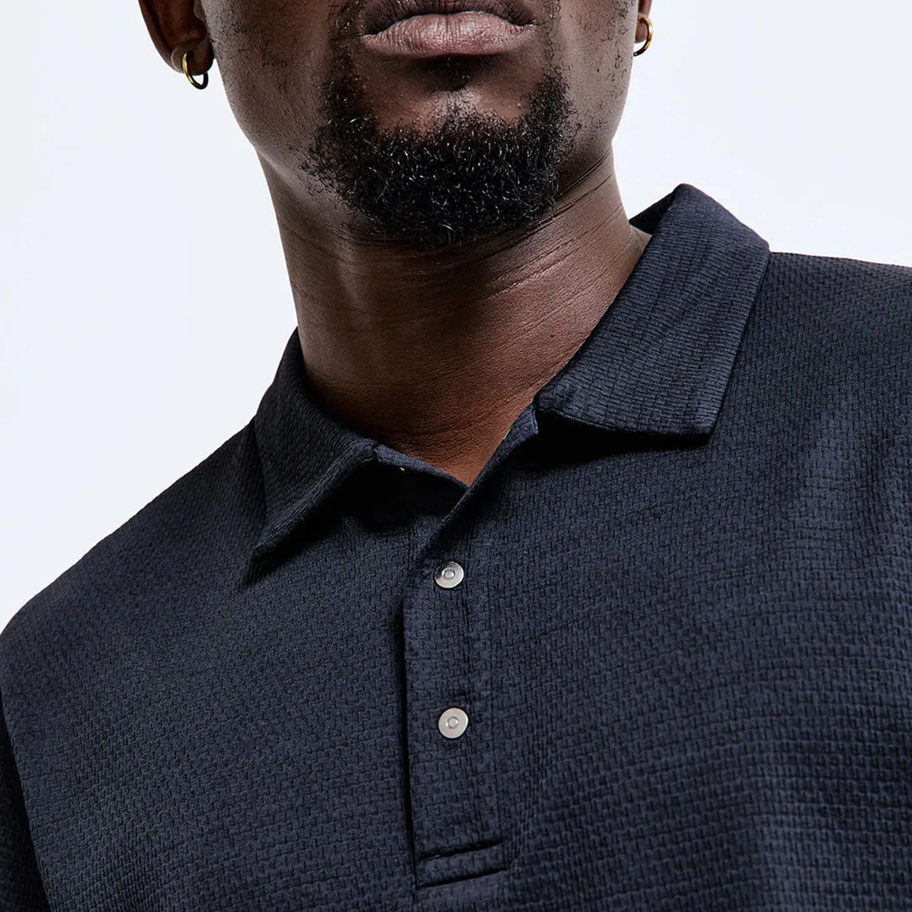 Solotex Mesh Tiebreak Polo Navy - AW24