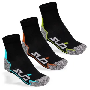 Sub Sports Dual All Season (3 Pack) Running Socks - Black