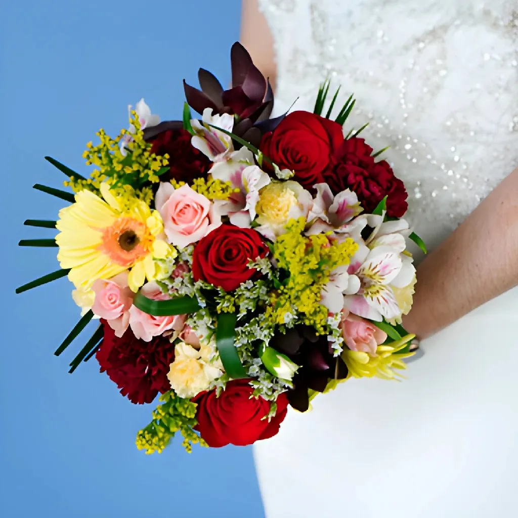 Summer Harvest Flower Centerpiece