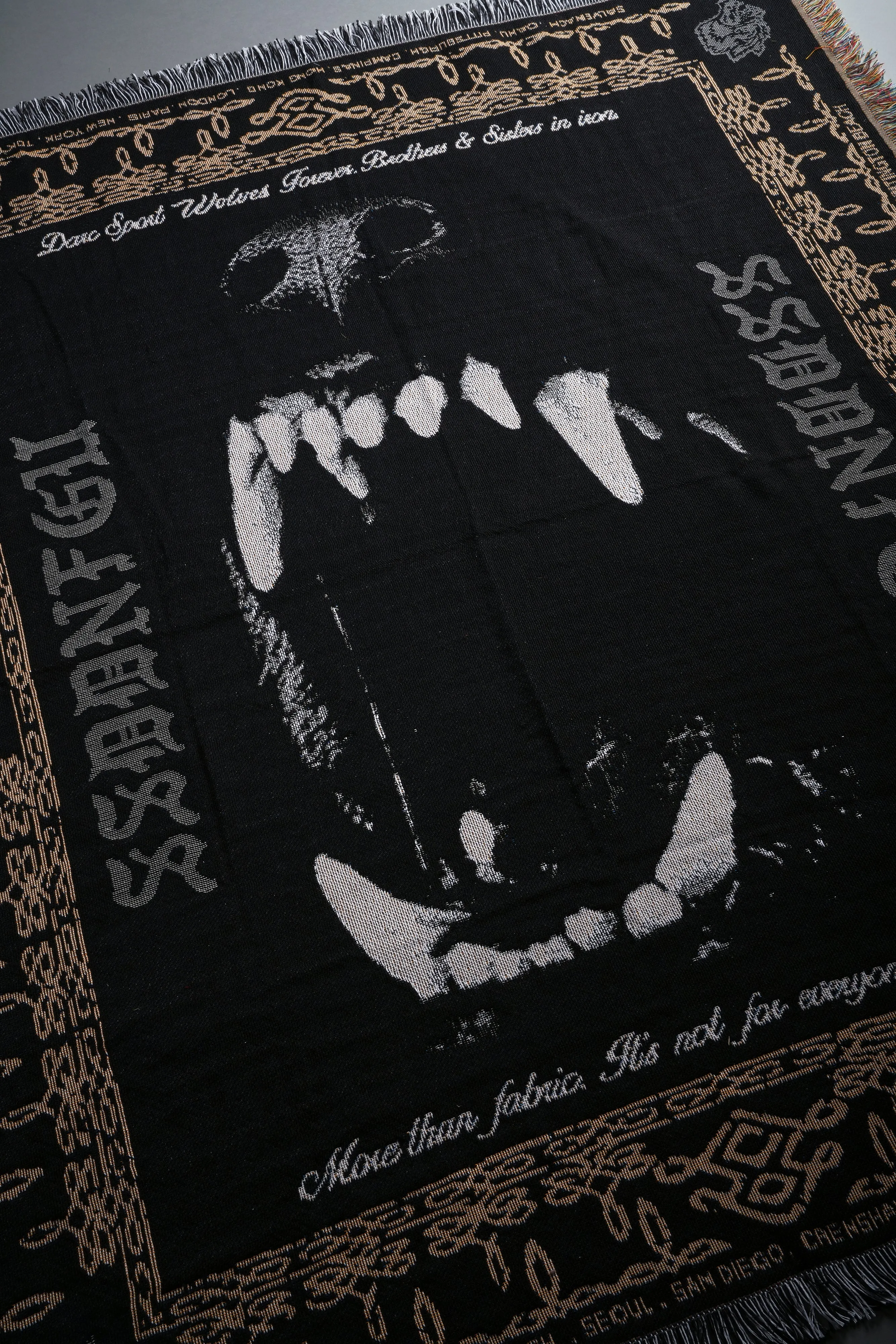 Sustain Tapestry Blanket in Black