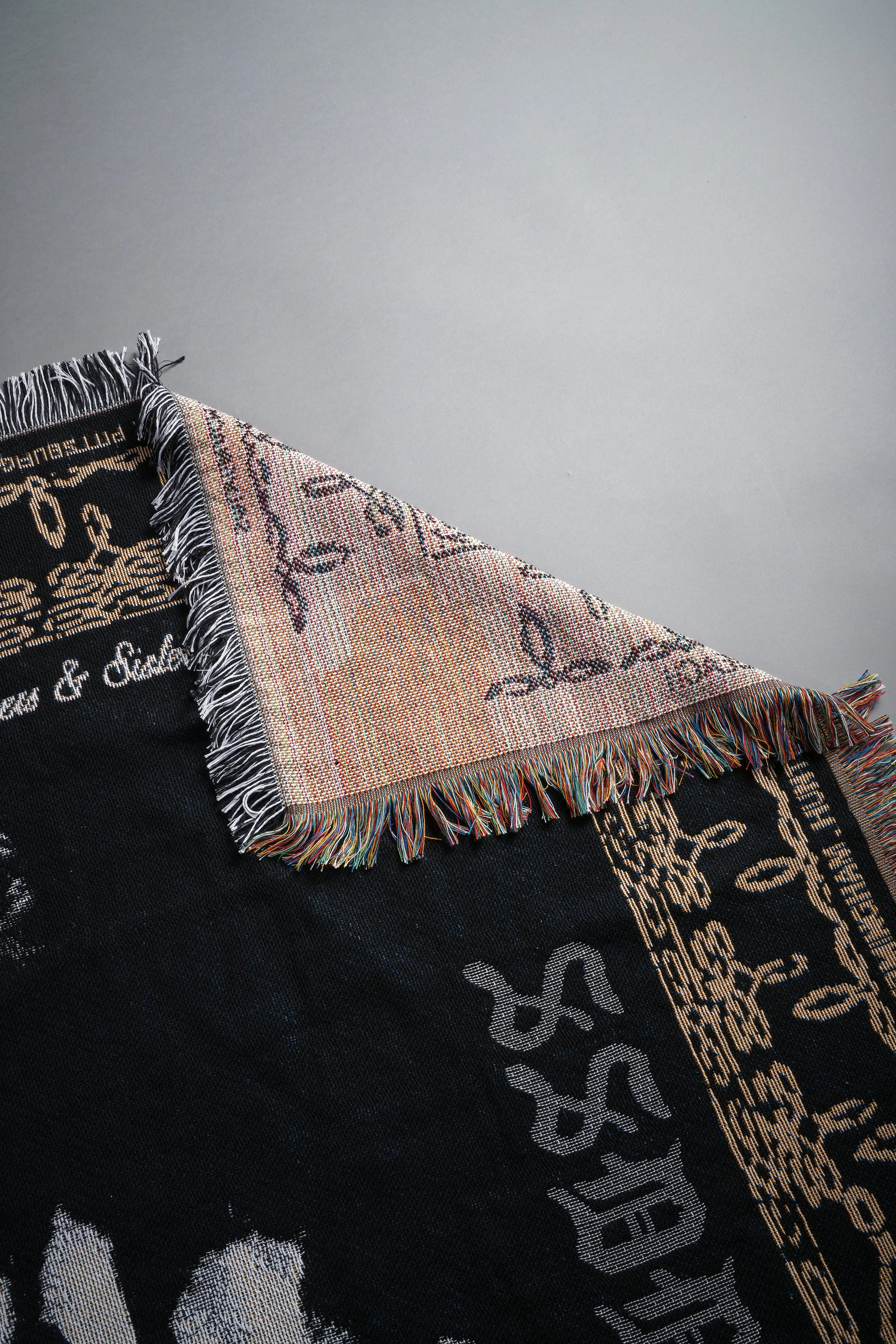 Sustain Tapestry Blanket in Black