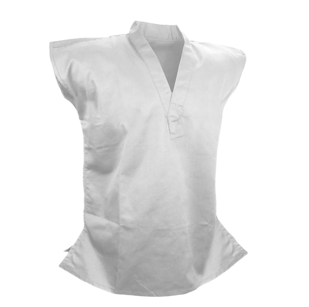 Team Jacket, V-Neck, Sleeveless, White