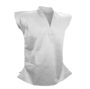 Team Jacket, V-Neck, Sleeveless, White