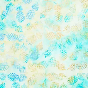 Tonga Batiks - Surfside Tossed Pineapple Opal Yardage