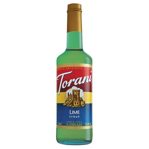 Torani Lime Syrup - 750 ml Bottle