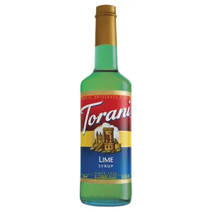 Torani Lime Syrup - 750 ml Bottle