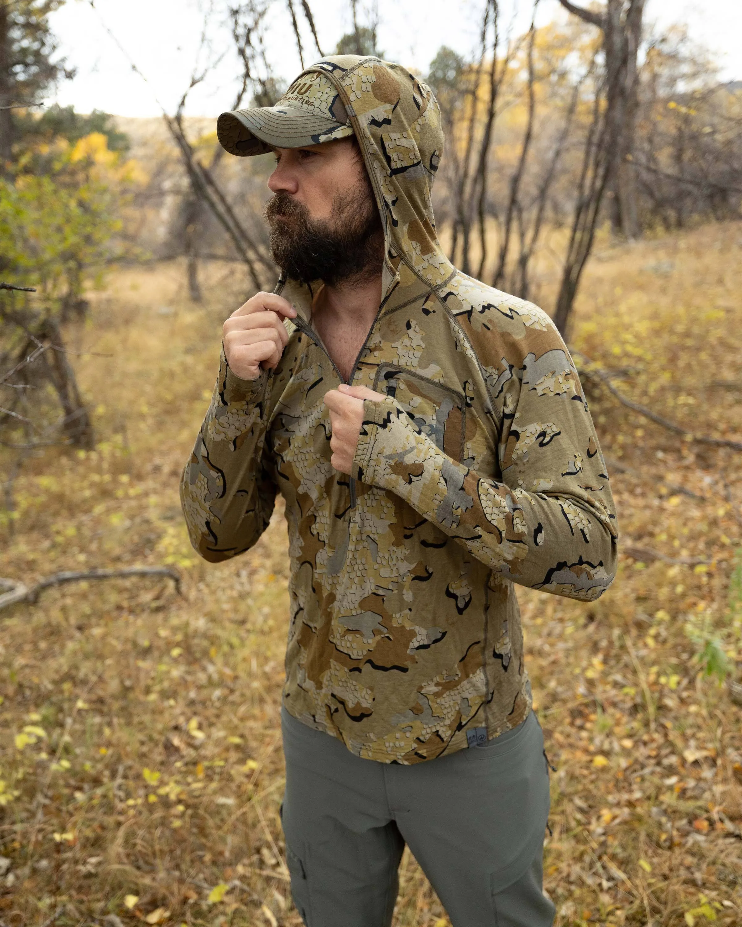 ULTRA Merino 145 Zip-T Hunting Hoodie | Valo