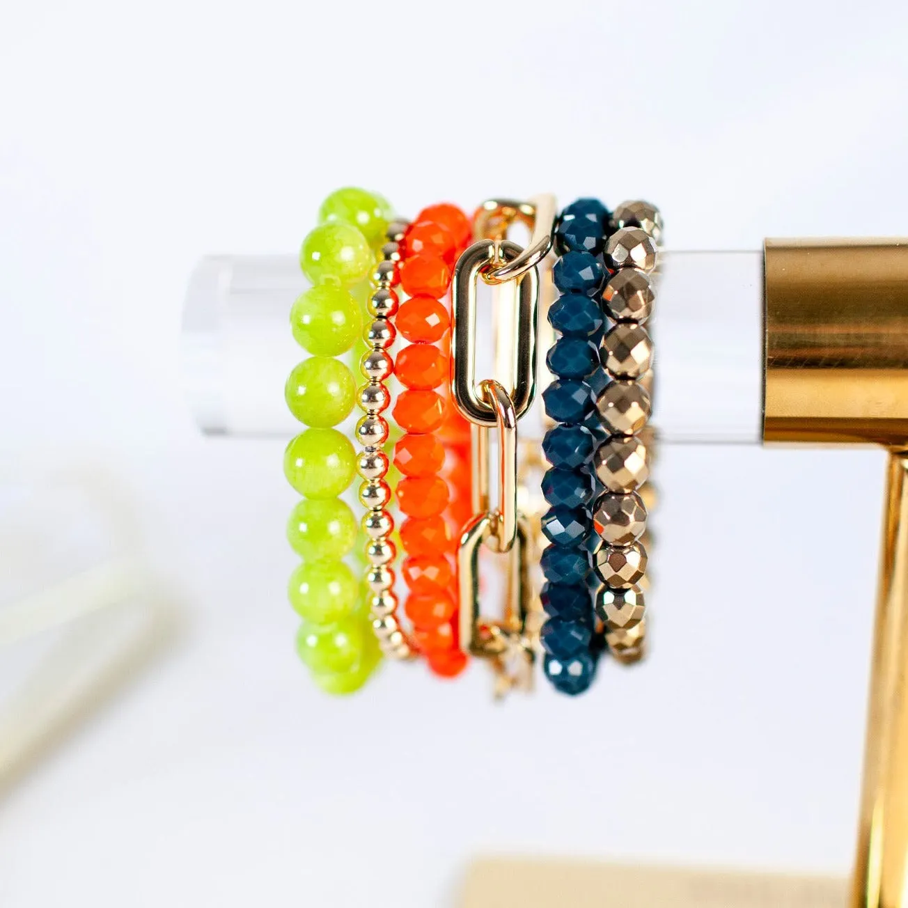 Vibrant Autumn Bracelet Stack