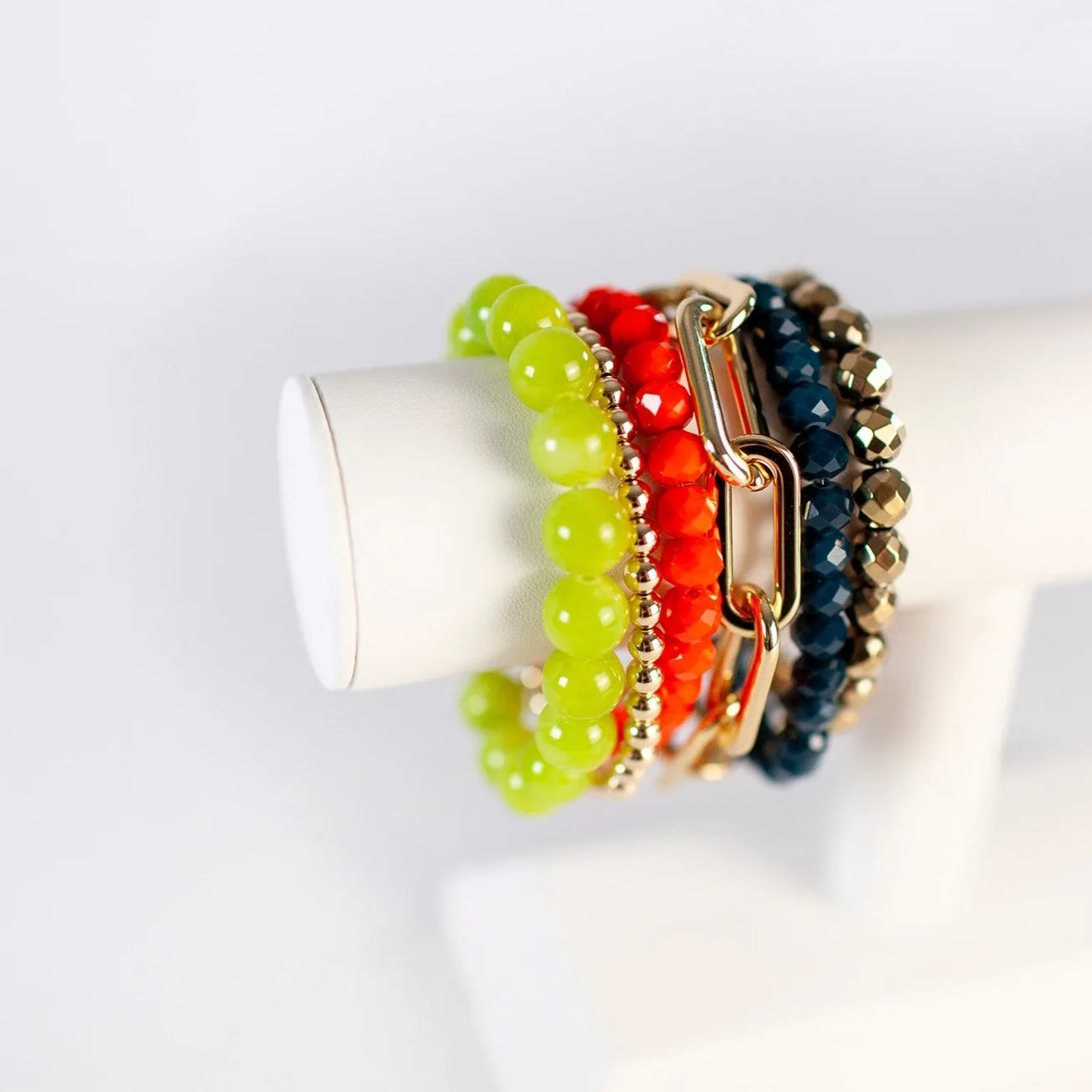Vibrant Autumn Bracelet Stack