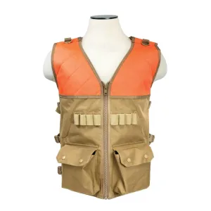 VISM by NcSTAR Hunting Vest Blaze Orange And Tan