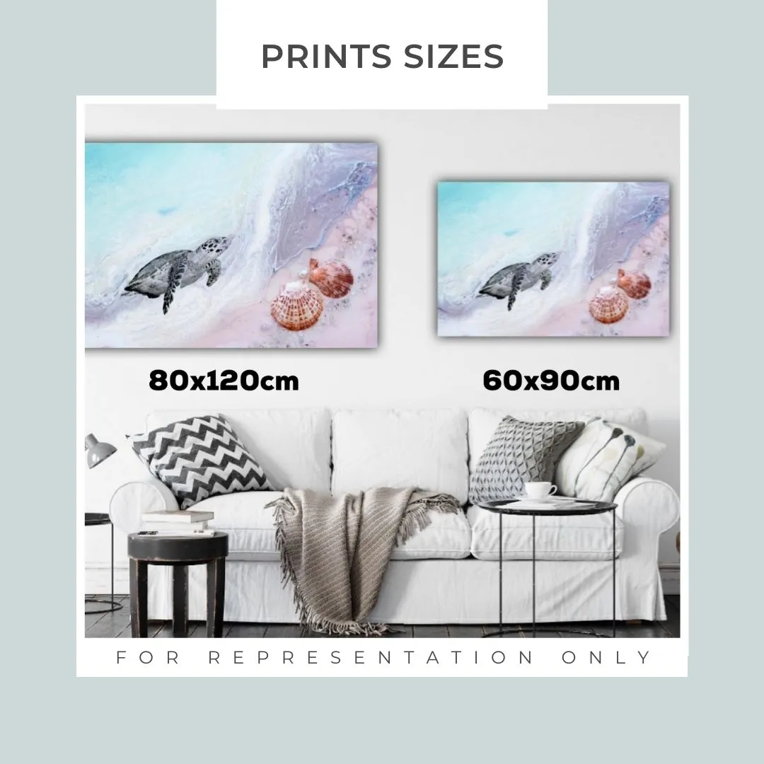 Whitsundays. Round Acrylic Beach Artwork.  Round Perspex Print